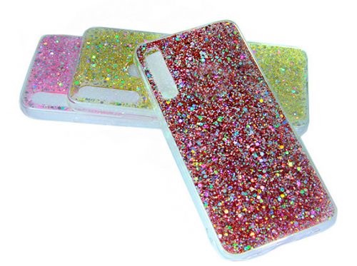 Чехол-накладка для Samsung A750F A7 2018 DROP STAR TPU красный  - фото фото 3
