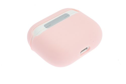 Чехол для наушников Airpods 3 Silicone без карабина светло-розовый - оптовая продажа фото 2 Чехол для наушников Airpods 3 Silicone без карабина светло-розовый - фото фото 2