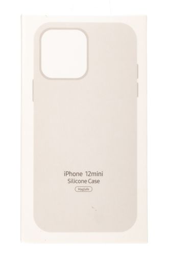 Чехол-накладка для iPhone 12 Mini SILICONE TPU поддержка MagSafe белый коробка оптом, в розницу Центр Компаньон фото 4
