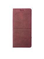 Чехол-книжка для Infinix Hot 30i VEGLAS RICH бордовый - фото
