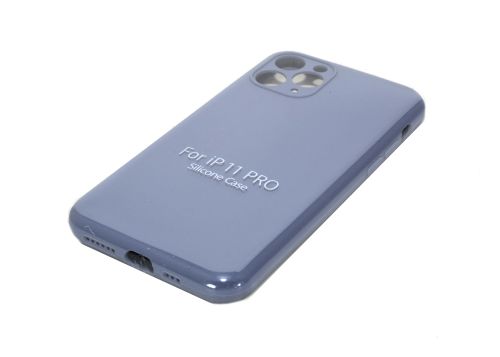 Чехол-накладка для iPhone 11 Pro VEGLAS SILICONE CASE NL Защита камеры голубовато-серый (46) оптом, в розницу Центр Компаньон фото 2