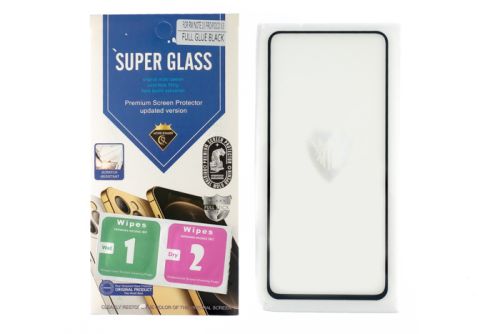 Защитное стекло для XIAOMI Redmi Note 10 Pro/Note 11 FULL GLUE картон черный оптом, в розницу Центр Компаньон фото 2