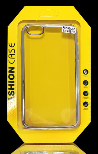 Чехол-накладка для iPhone 6/6S Plus  РАМКА TPU серебро оптом, в розницу Центр Компаньон фото 2