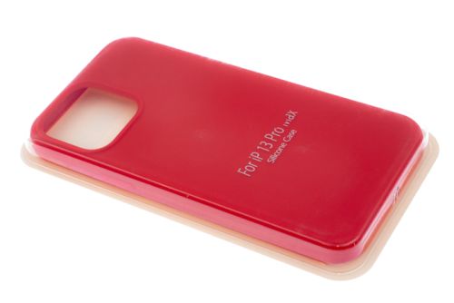 Чехол-накладка для iPhone 13 Pro Max VEGLAS SILICONE CASE NL закрытый красная (14) оптом, в розницу Центр Компаньон фото 2