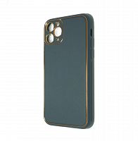 Купить Чехол-накладка для iPhone 11 Pro PC+PU LEATHER CASE темно-синий оптом, в розницу в ОРЦ Компаньон
