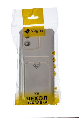 Чехол-накладка для HUAWEI Honor X5 VEGLAS Air Pocket прозрачный оптом, в розницу Центр Компаньон фото 4