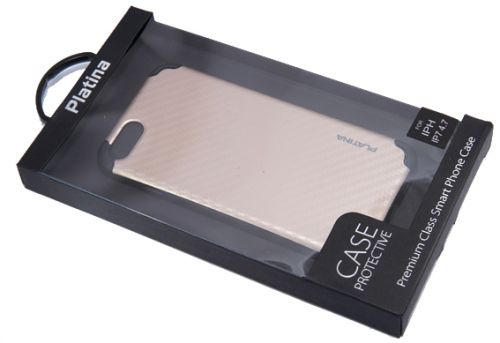 Чехол-накладка для iPhone 7/8/SE PLATINA TPU+PC Карбон золото оптом, в розницу Центр Компаньон фото 2