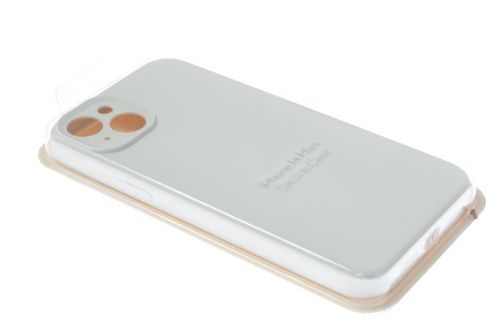 Чехол-накладка для iPhone 14 Plus SILICONE CASE Защита камеры белый (9) оптом, в розницу Центр Компаньон фото 2