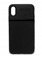 Купить Чехол-накладка для iPhone X/XS NEW LINE LITCHI TPU черный оптом, в розницу в ОРЦ Компаньон