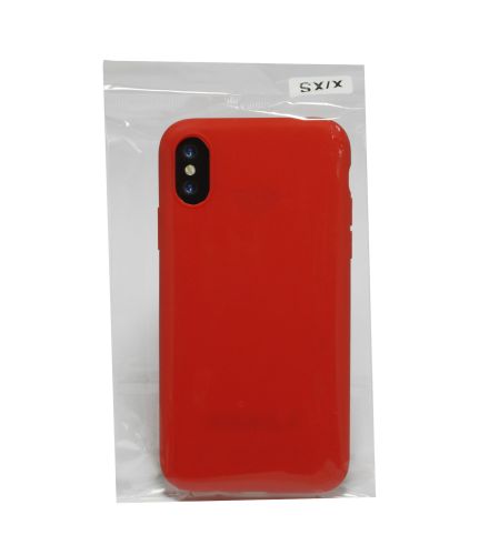 Чехол-накладка для iPhone X/XS LATEX красный оптом, в розницу Центр Компаньон фото 2