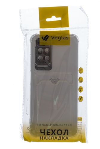 Чехол-накладка для XIAOMI Redmi 10/Note 11 VEGLAS Air Pocket прозрачный оптом, в розницу Центр Компаньон фото 4