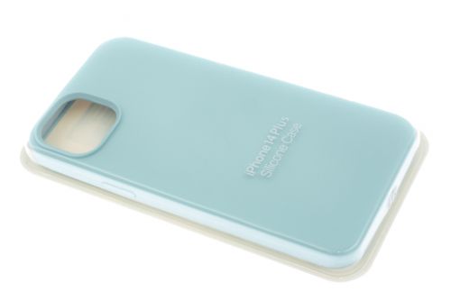 Чехол-накладка для iPhone 14 Plus SILICONE CASE закрытый бирюзовый (21) - оптовая продажа фото 2 Чехол-накладка для iPhone 14 Plus SILICONE CASE закрытый бирюзовый (21) - фото фото 2