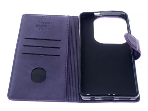 Чехол-книжка для Infinix Hot 40/40 Pro VEGLAS BUSINESS PLUS фиолетовый - оптовая продажа фото 3 Чехол-книжка для Infinix Hot 40/40 Pro VEGLAS BUSINESS PLUS фиолетовый - фото фото 3