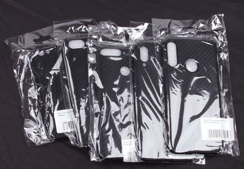 Чехол-накладка для HUAWEI Nova 5 CARBON TPU черный оптом, в розницу Центр Компаньон фото 4