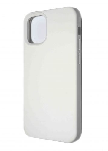 Чехол-накладка для iPhone 12 Mini SILICONE TPU NL поддержка MagSafe белый коробка - фото