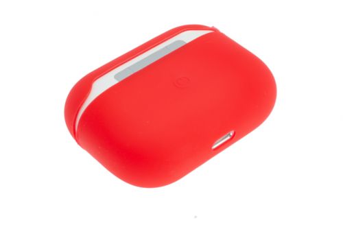 Чехол для наушников Airpods Pro Silicone без карабина красный - оптовая продажа фото 2 Чехол для наушников Airpods Pro Silicone без карабина красный - фото фото 2