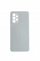 Чехол-накладка для Samsung A525F A52 SILICONE CASE OP закрытый белый (9) - фото