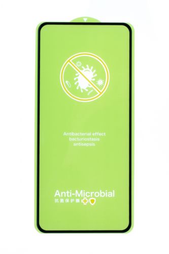 Защитное стекло для XIAOMI Poco F3 NFC FULL GLUE ANTIBACTERIAL коробка черный - фото фото 2