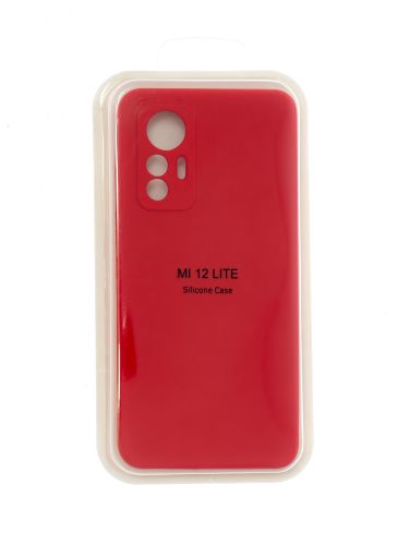Чехол-накладка для XIAOMI Mi 12 Lite VEGLAS SILICONE CASE закрытый красный (1) - оптовая продажа Чехол-накладка для XIAOMI Mi 12 Lite VEGLAS SILICONE CASE закрытый красный (1) - фото