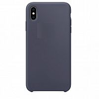 Купить Чехол-накладка для iPhone X/XS SILICONE CASE AAA темно-синий  оптом, в розницу в ОРЦ Компаньон