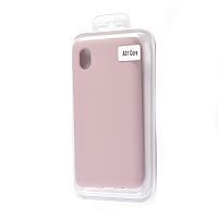 Купить Чехол-накладка для Samsung A013F A01 Core/M01 Core VEGLAS SILICONE CASE закрытый светло-розовый (18) оптом, в розницу в ОРЦ Компаньон