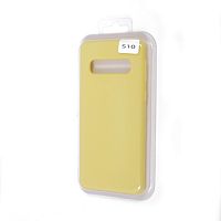 Купить Чехол-накладка для Samsung G973 S10 SILICONE CASE NL желтый (20) оптом, в розницу в ОРЦ Компаньон