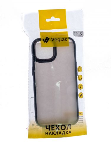 Чехол-накладка для iPhone 15 VEGLAS Fog Glow черный оптом, в розницу Центр Компаньон фото 3