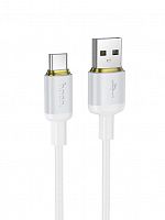 Кабель USB TYPE-C HOCO X128 1м белый - фото