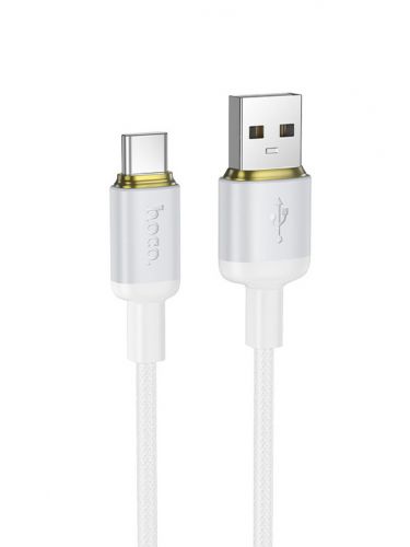 Кабель USB TYPE-C HOCO X128 1м белый - фото