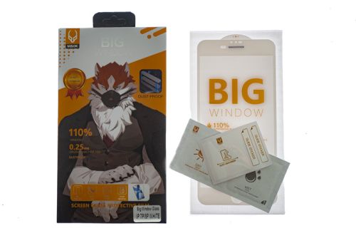 Защитное стекло для iPhone 7/8 Plus WOLF KING YOGA MASTER коробка белый оптом, в розницу Центр Компаньон фото 3