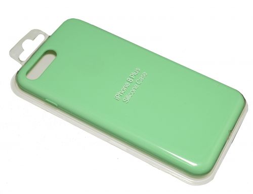 Чехол-накладка для iPhone 7/8 Plus SILICONE CASE закрытый ментоловый (50) - фото фото 2