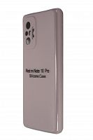 Купить Чехол-накладка для XIAOMI Redmi Note 10 Pro SILICONE CASE закрытый светло-розовый (18) оптом, в розницу в ОРЦ Компаньон