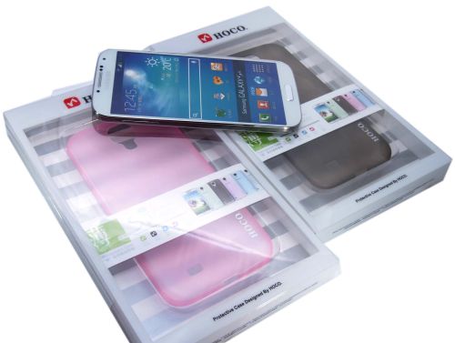 Чехол-накладка для Samsung i9500 HOCO THIN розовый оптом, в розницу Центр Компаньон фото 2