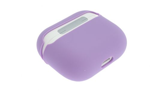 Чехол для наушников Airpods 3 Silicone без карабина сиреневый - фото фото 2
