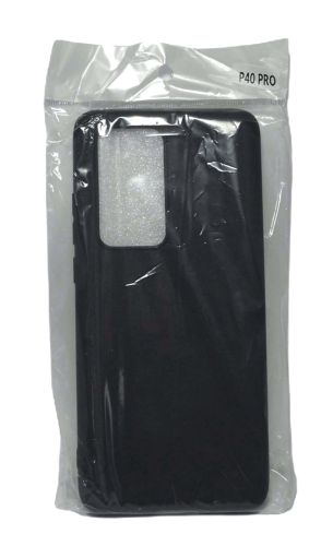 Чехол-накладка для HUAWEI P40 Pro FASHION TPU матовый черный оптом, в розницу Центр Компаньон фото 3