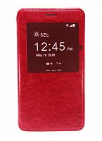 Чехол-книжка для Samsung N910C HOCO CRYSTAL CLASSIC красный ГОР - фото