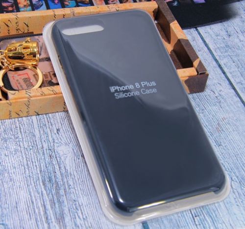Чехол-накладка для iPhone 7/8 Plus SILICONE CASE AAA темно-синий - фото фото 2