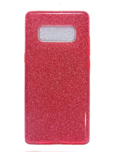 Чехол-накладка для Samsung N950F Note 8 JZZS Shinny 3в1 TPU красная - оптовая продажа Чехол-накладка для Samsung N950F Note 8 JZZS Shinny 3в1 TPU красная - фото