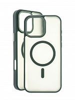 Чехол-накладка для iPhone 16 Pro Max VEGLAS Fog Magnetic зеленый - фото