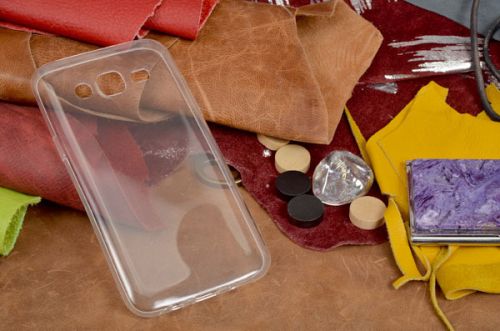Чехол-накладка для Samsung J320F J3 2016 FASHION TPU пакет прозрачный - фото