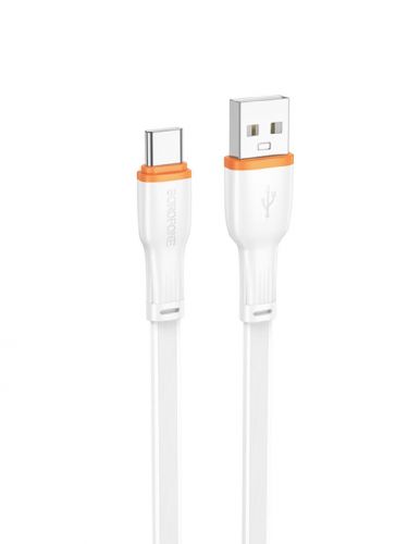 Кабель USB Type-C BOROFONE BX118 3A 1м белый - фото
