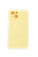 Купить Чехол-накладка для iPhone 13 SILICONE CASE NL Защита камеры лимонно-кремовый (51) оптом, в розницу в ОРЦ Компаньон