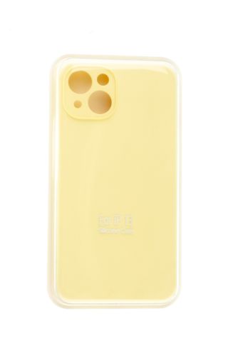 Чехол-накладка для iPhone 13 SILICONE CASE Защита камеры лимонно-кремовый (51) оптом, в розницу Центр Компаньон