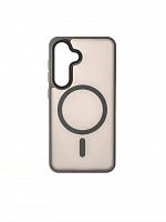 Чехол-накладка для Samsung S921 S24 VEGLAS Fog Magnetic серый - фото