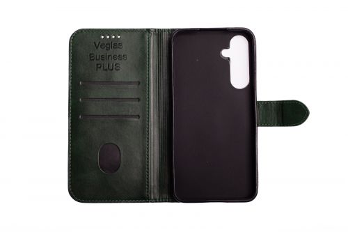 Чехол-книжка для Samsung A556E A55 VEGLAS BUSINESS PLUS темно-зеленый - оптовая продажа фото 5 Чехол-книжка для Samsung A556E A55 VEGLAS BUSINESS PLUS темно-зеленый - фото фото 5