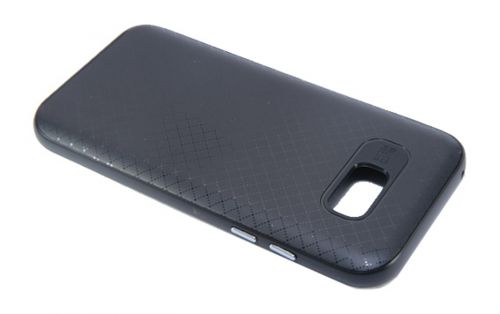 Чехол-накладка для Samsung A720 A7 GRID CASE TPU+PC черный - фото фото 3