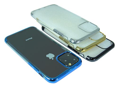 Чехол-накладка для iPhone 11 Pro Max ELECTROPLATED TPU DOKA синий оптом, в розницу Центр Компаньон фото 2