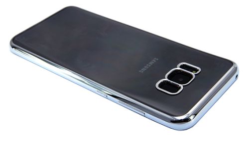 Чехол-накладка для Samsung G955F S8 Plus РАМКА TPU серебро оптом, в розницу Центр Компаньон