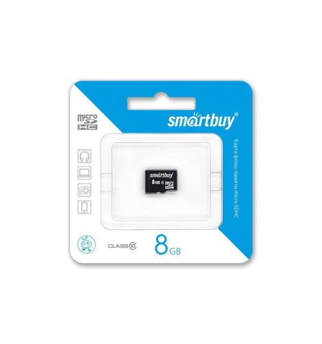 Карта памяти MicroSD 8 Gb Класс 10 Smart Buy без адаптера оптом, в розницу Центр Компаньон фото 2