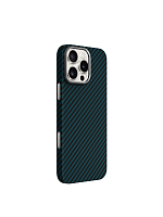 Чехол-накладка для iPhone 16 Pro Max K-DOO Keivlar синий - фото
